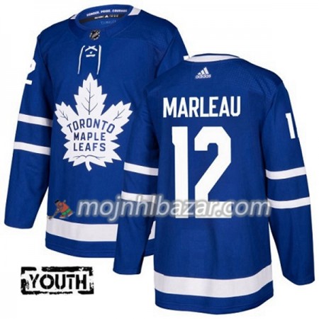 Dresovi Toronto Maple Leafs Patrick Marleau 12 Adidas 2017-2018 Plava Authentic - Dječji